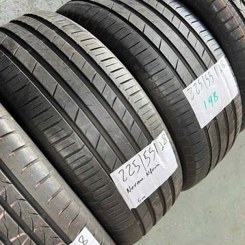 2 x Nexen 225-55-18 Zomerbanden 6mm, 18 inch, Gebruikt, Ophalen of Verzenden, Band(en)