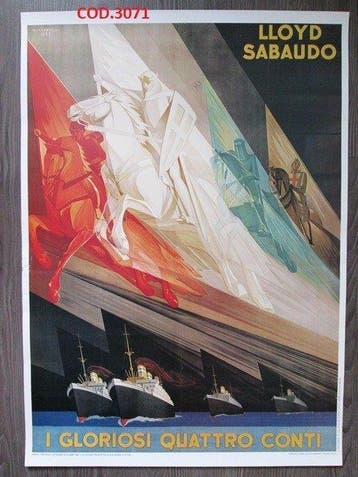 Giuseppe Riccobaldi - Lloyd Sabaudo - I gloriosi quattro