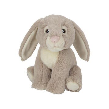 Pluche konijn knuffel - 19 cm - zacht - knuffeldier, Verzenden, Nieuw