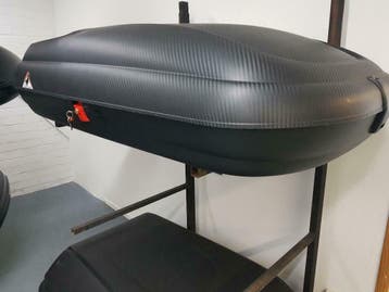 €149,99 Dakkoffer  340L  Carbon-Look Italiaans 5j garantie, Auto diversen, Ophalen, Nieuw
