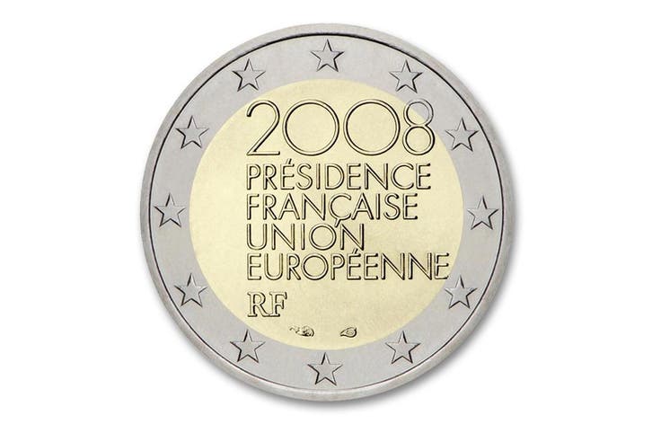 2 euro Voorzitterschap EU 2008 - Frankrijk, Postzegels en Munten, Munten | Europa | Euromunten, Verzenden