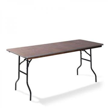 Eettafel | Hout | Opklapbaar | 122x76x76 cm, Verzenden, Nieuw in verpakking