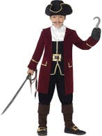 Compleet Piraten kapitein kostuum, Kleding | Heren, Ophalen of Verzenden, Nieuw