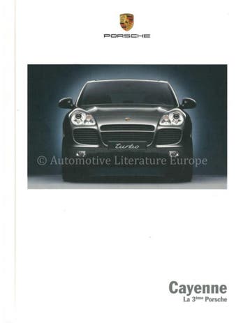 2004 PORSCHE CAYENNE HARDCOVER BROCHURE FRANS, Nieuw, Porsche, Author