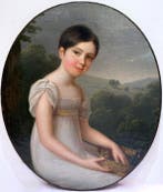 Pichon - Ecole française (XIX) - L’innocence de l’Enfance -, Antiek en Kunst, Kunst | Schilderijen | Klassiek