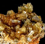 Historisch honinggeel beitel beëindigde bariet uit Sardinië