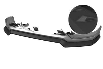 Beker spoilerlip voor Subaru XV Crosstrek CSL920-S, Verzenden, Nieuw