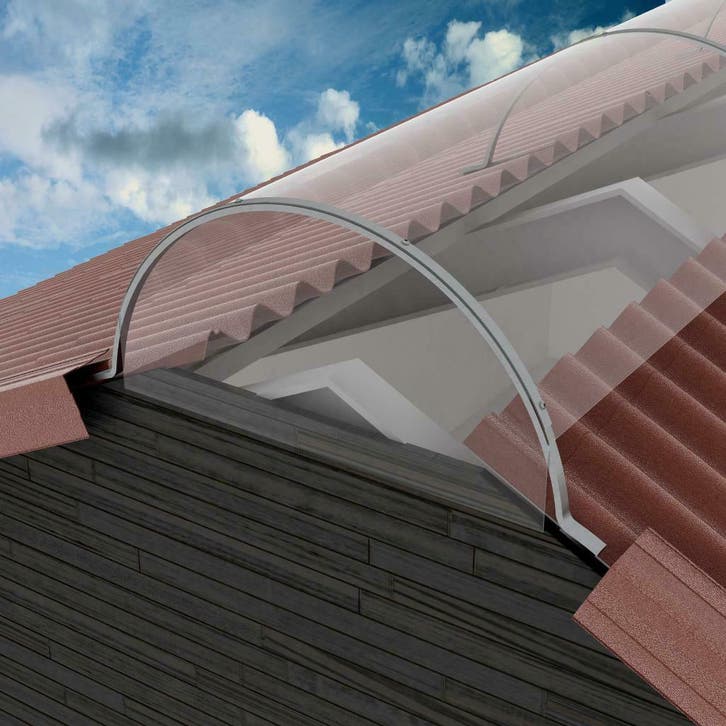 Atlas ventilatienok | Type 1060 | Polycarbonaat, Doe-het-zelf en Verbouw, Platen en Panelen, Nieuw, Minder dan 20 mm, Overige materialen