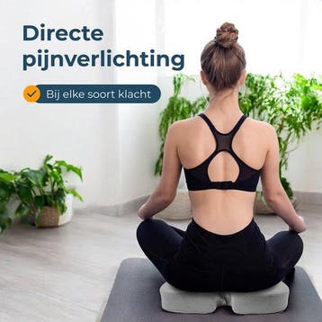 2dekans | Zitkussen Orthopedisch - Verlichting onderrug,, Ophalen of Verzenden, Zo goed als nieuw