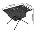 Campingtafel 59x39 cm Aluminium Opvouwbaar met Net Haken, Verzenden, Nieuw