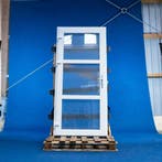 Buitendeuren achterdeur buitendeur gebruikt met kozijn deur, Doe-het-zelf en Verbouw, Ophalen of Verzenden, Nieuw, Glas