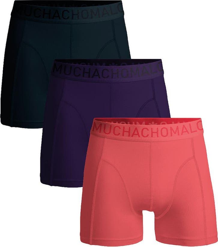 Muchachomalo Boxershorts Microfiber 3-Pack 30 maat M Heren, Kleding | Heren, Ondergoed, Zwart, Boxer, Verzenden