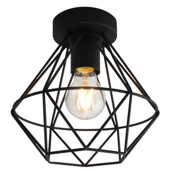 Stoere, industrie plafondlamp Jochem, Gaaslook, Huis en Inrichting, Ophalen of Verzenden, Nieuw, Metaal