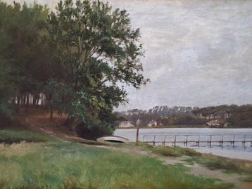 August Haerning (1874-1961) - Anhöhe am Fluß