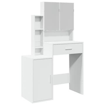 Make-uptafel met spiegel - Tweedekansje - OP=OP, 100 tot 150 cm, Zo goed als nieuw, Modern, Hout