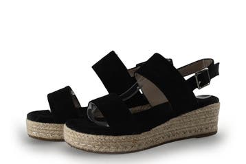 Dolcis Sandalen in maat 37 Zwart, Dolcis, Verzenden, Zwart, Sandalen of Muiltjes