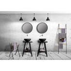 Badkamerspiegel Cipi Ordina 60 cm Rond Mat Zwart, Huis en Inrichting, Woonaccessoires | Spiegels, Ophalen of Verzenden, Nieuw