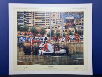 Mclaren - Monaco Grand Prix - Ayrton Senna - 1993 - Print, Nieuw