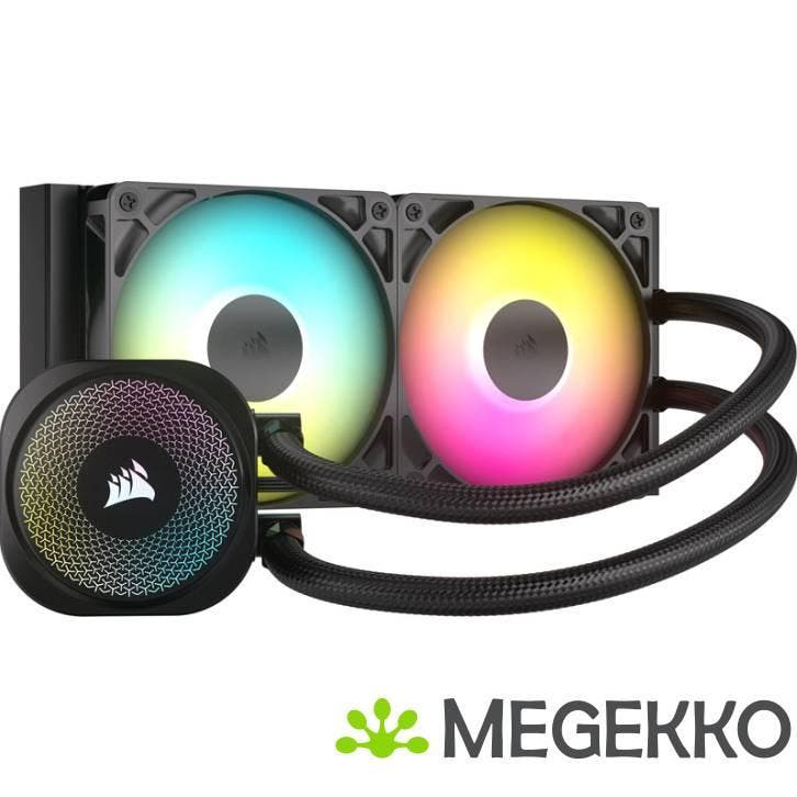 Corsair Nautilus 240 RS ARGB Black, Computers en Software, Computerkoelers, Nieuw, Verzenden