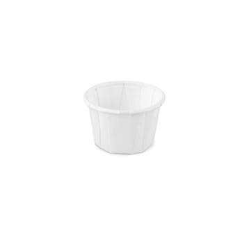 Sier Papieren Bakje Rond Wit Ø4,4x2,7cm 200st., Verzenden, Nieuw