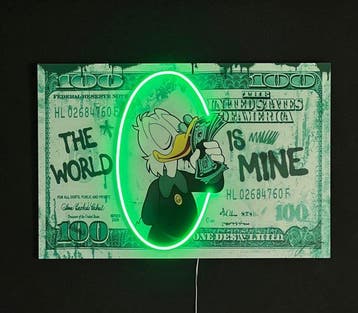 LEDMansion - Paperoni Dollar Led Wall Art