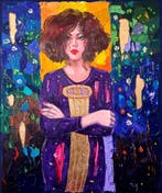 Lidia Tchoumakova (XXI) - Danielle dans le jardin