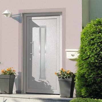vidaXL Voordeur 108x208 cm wit, Verzenden, Nieuw