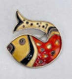 Zonder minimumprijs - David-Andersen - Broche Zilver -