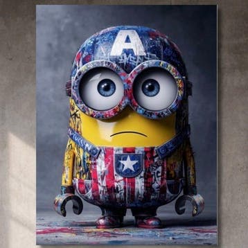 Lego Merchandise - Minion Captain America versione LEGO, Kinderen en Baby's, Speelgoed | Duplo en Lego, Nieuw