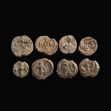 Byzantijns Lood Verzameling Byzantijnse loodzegels (bullae)