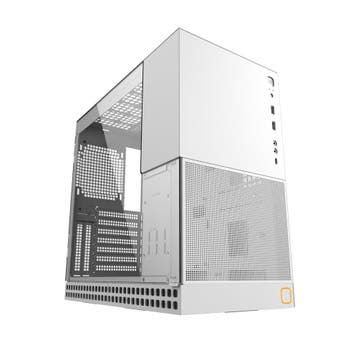 Geometric Future Model 4 King Arthur Wit MidTower Behuizing, Computers en Software, Computerbehuizingen, Verzenden, Nieuw