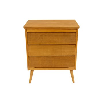 Ladekast | Vintage | Eiken |  4097, Huis en Inrichting, Kasten | Ladekasten, Minder dan 50 cm, Eikenhout, Mid-Century, Ophalen of Verzenden