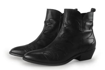 Manfield Enkellaarzen in maat 42 Zwart, Kleding | Dames, Schoenen, Verzenden, Zwart, Lage of Enkellaarzen, Zo goed als nieuw