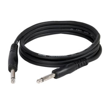 Devine JACM/1.5 signaalkabel 6.3 mm TS mono jack-jack 1,5 me, Verzenden, Nieuw