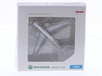 Schaal 1:500 Herpa 517874 Boeing 737-700 with Winglets Ge..., Ophalen of Verzenden, Zo goed als nieuw