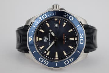 Horloge Tag Heuer Aquaracer 10/2022 Full set, goede conditie, Sieraden, Tassen en Uiterlijk, Horloges | Heren, Staal, Polshorloge