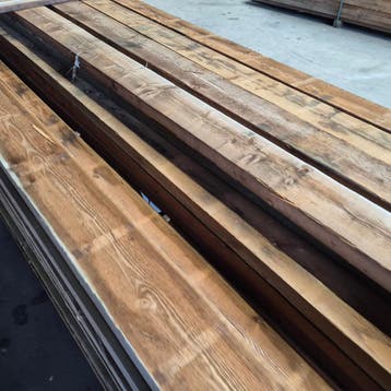 Partij Thermo Vuren Balken van 3300 tot 5100x150x50mm, Ophalen of Verzenden, Nieuw