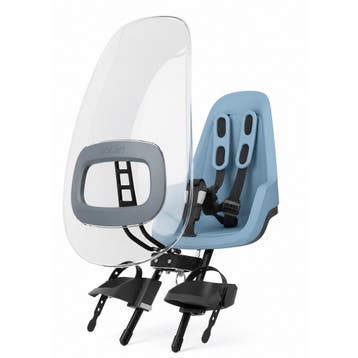 Bobike Mini One Citadel Blue Voorstoeltje plus Windscherm, Fietsen en Brommers, Verzenden, Nieuw