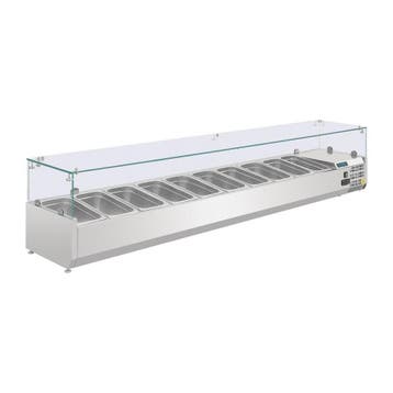 Polar G-serie opzetkoelvitrine 10x GN 1/4, Verzenden, Nieuw in verpakking