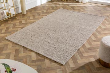 Design Tapijt WOOL 240x160cm zilvergrijs gemaakt van wol -, Ophalen of Verzenden, Nieuw