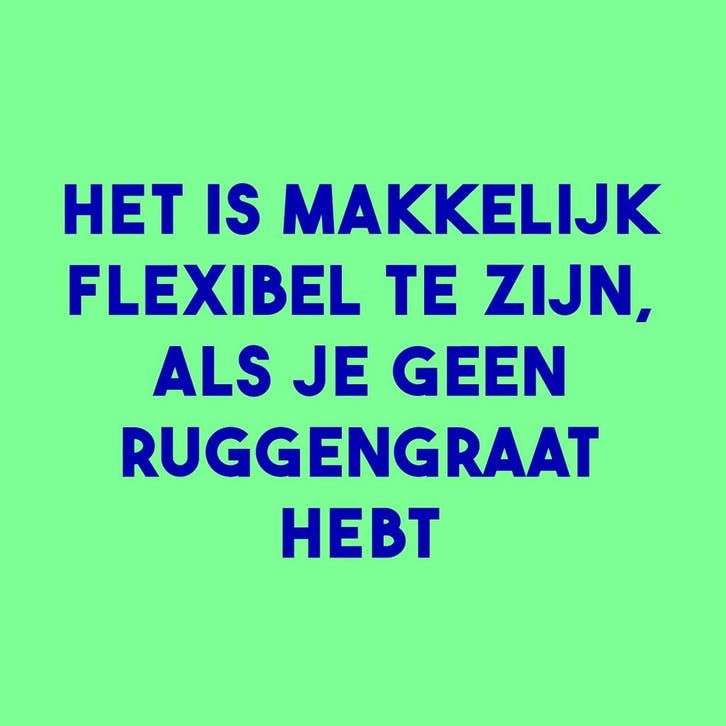 Homebound Tegeltje flexibel ruggengraat, Antiek en Kunst, Antiek | Wandborden en Tegels, Ophalen of Verzenden