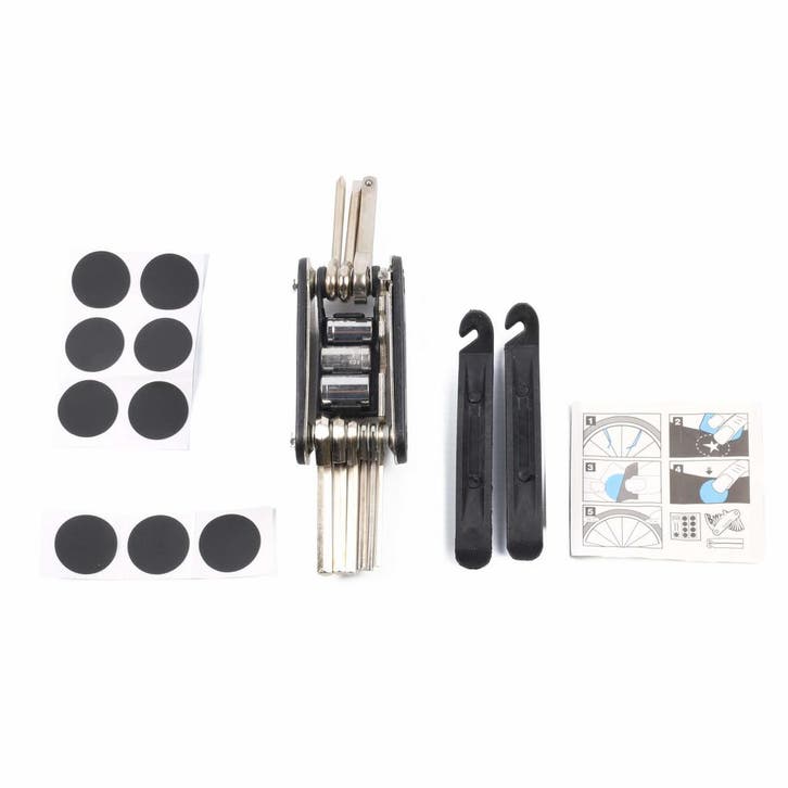 Benson Compacte fiets reparatieset - 17 delig - inclusief..., Fietsen en Brommers, Fietsonderdelen, Band, Nieuw, Ophalen of Verzenden