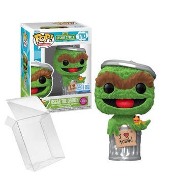 Funko Pop  Sesame Street  Oscar the Grouch Flocked 1793 SE, Verzenden, Nieuw
