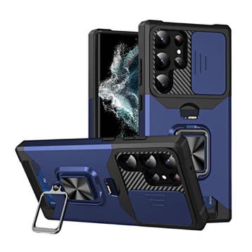 Samsung Galaxy A13 - Card Slot Hoesje met Kickstand en, Verzenden, Nieuw
