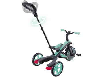 Globber Explorer Trike 4in1 - Driewieler - Duwstang - Groen, Verzenden, Nieuw, Globber