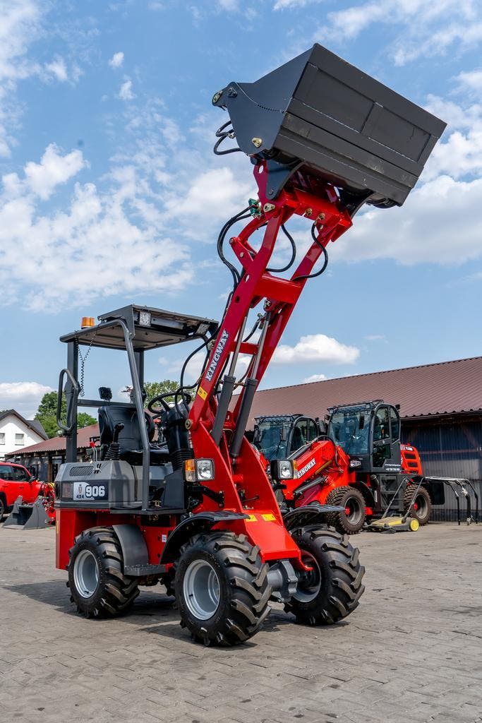 Wiellader shovel loader knik FARMER 906 4×4 PERKINS GRATIS, Zakelijke goederen, Machines en Bouw | Kranen en Graafmachines, Wiellader of Shovel