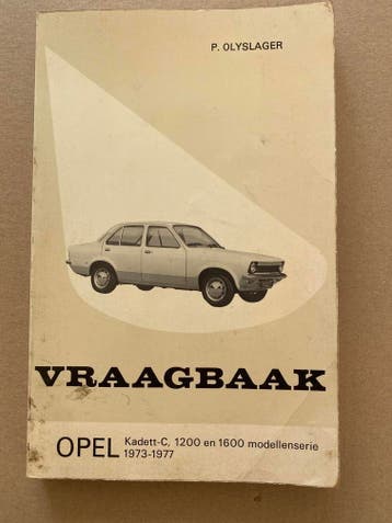 Vraagbaak Opel Kadett-C - 1200 en 1600 modellen 1973-1977, Boeken, Verzenden, Gelezen, Opel
