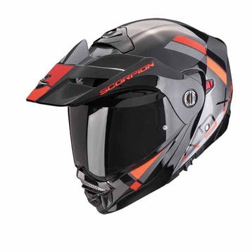 Scorpion ADX-2 Galane Zilver Zwart Rood Adventure Helm, XXL, Nieuw met kaartje, Overige merken, Heren