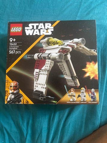 Lego Set - 75432 - Star Wars - V-19 Torrent Starfighter, Nieuw