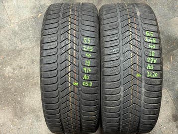 245 40 18 Pirelli Winterbanden AO 5.5MM, Auto-onderdelen, Banden en Velgen, Ophalen, 18 inch, Winterbanden, Band(en)